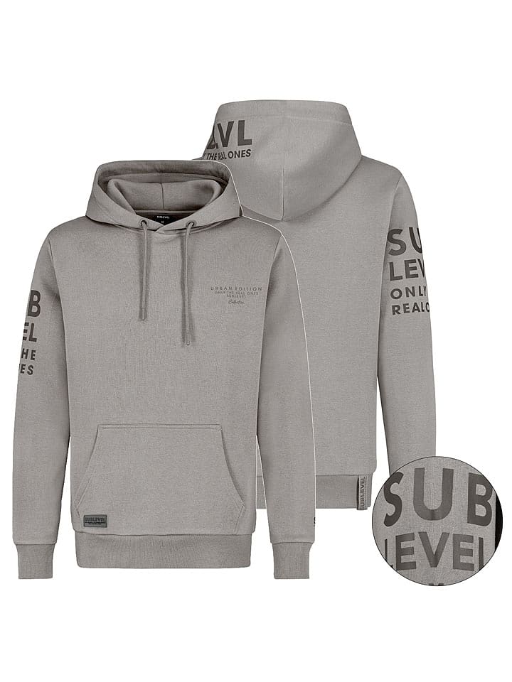 Sublevel Bluza "Tim" w kolorze szarym rozmiar: L