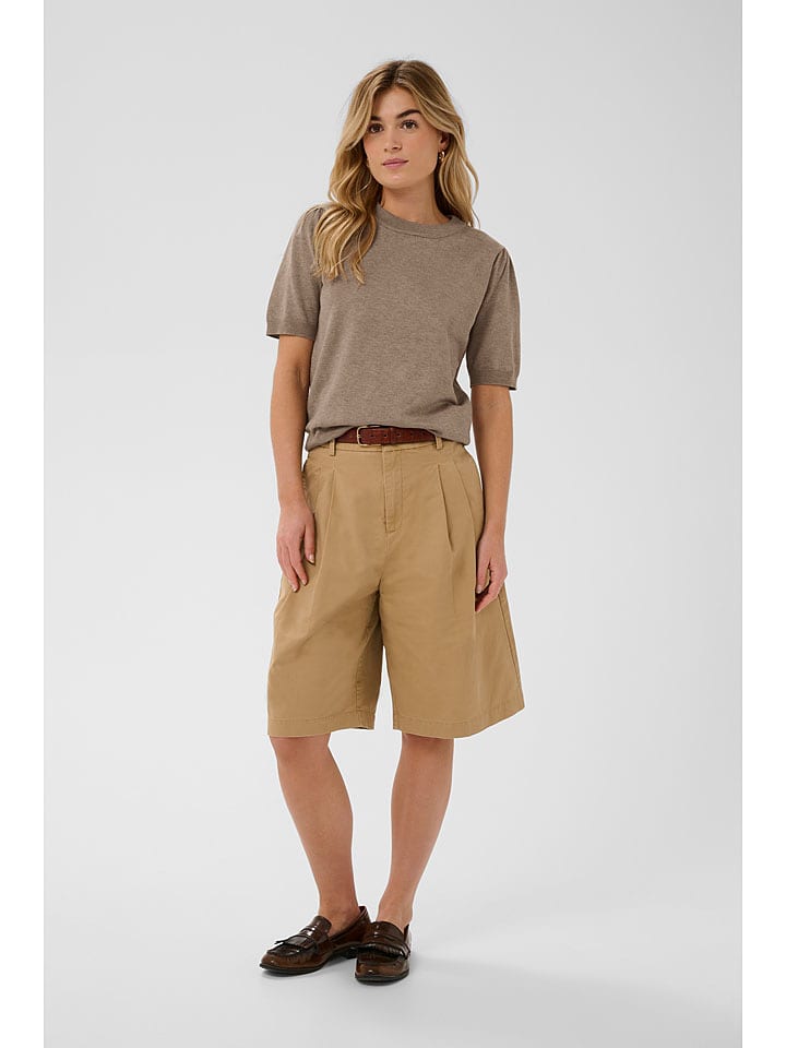 SAINT TROPEZ Sweter w kolorze beżowym rozmiar: S