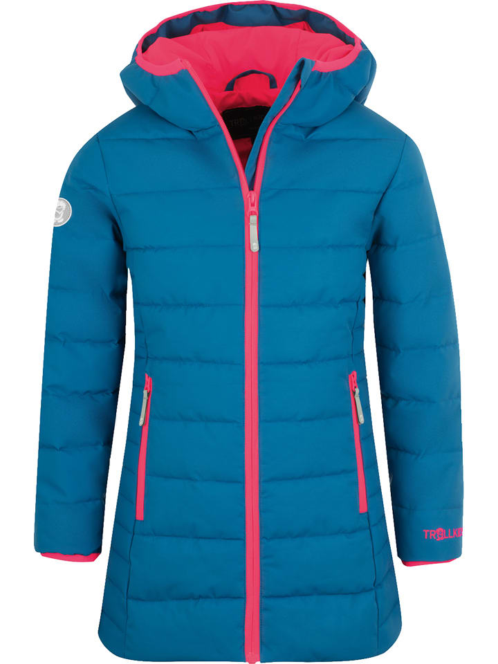 Trollkids Płaszcz zimowy "Stavanger" w kolorze niebieskim rozmiar: 92