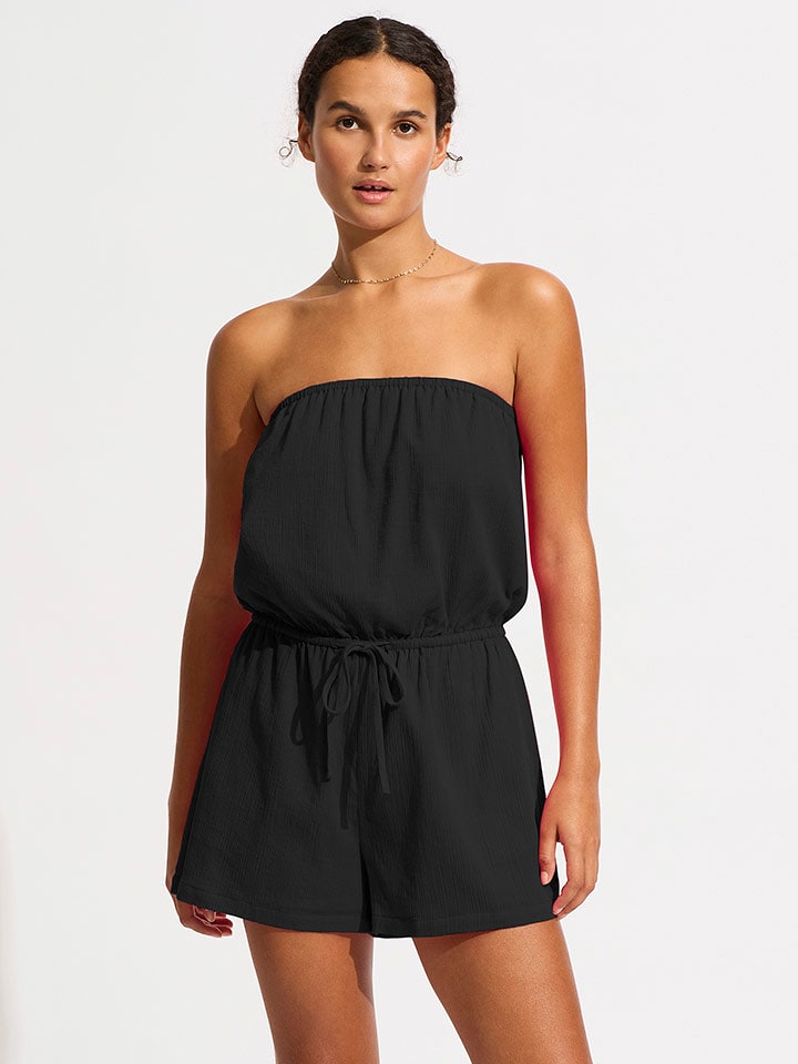 Seafolly Kombinezon w kolorze czarnym rozmiar: S