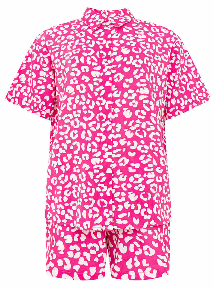 Zwillingsherz 2-częściowy zestaw "Flower Power" w kolorze różowo-białym rozmiar: L/XL