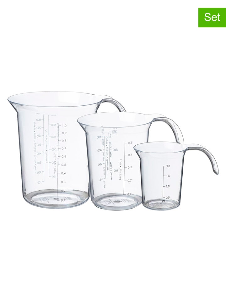 Plast Team Kubki (3 szt.) z miarką rozmiar: onesize