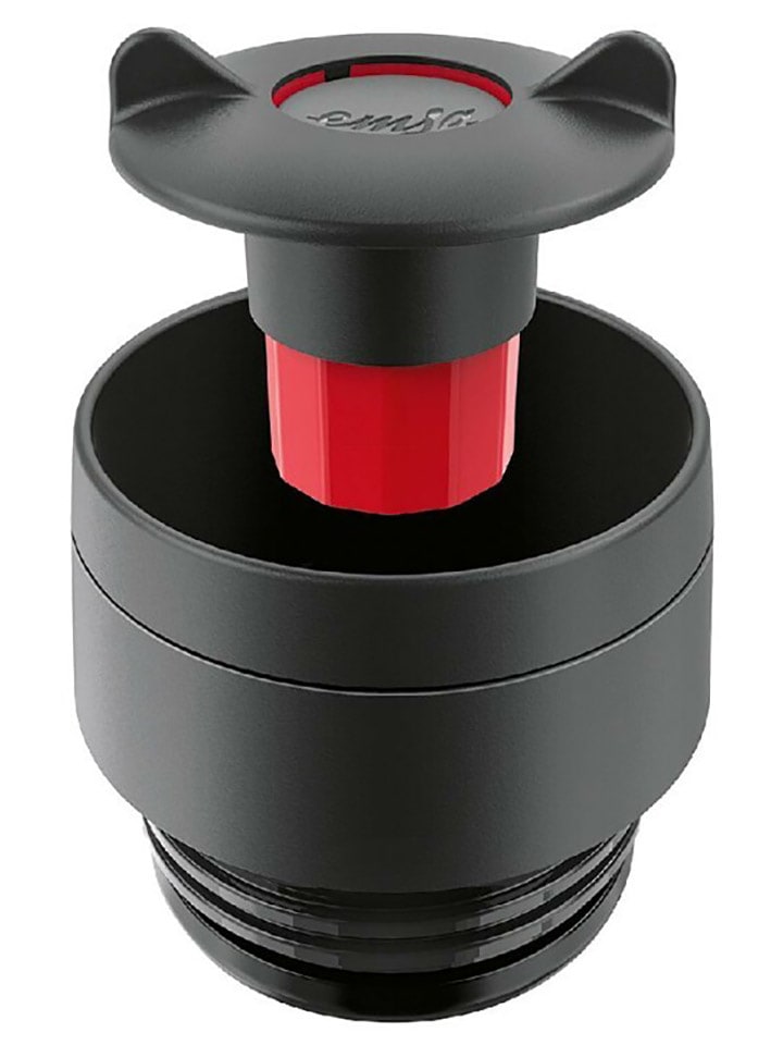 Emsa Zamknięcie zapasowe w kolorze czarno-czerwonym rozmiar: onesize