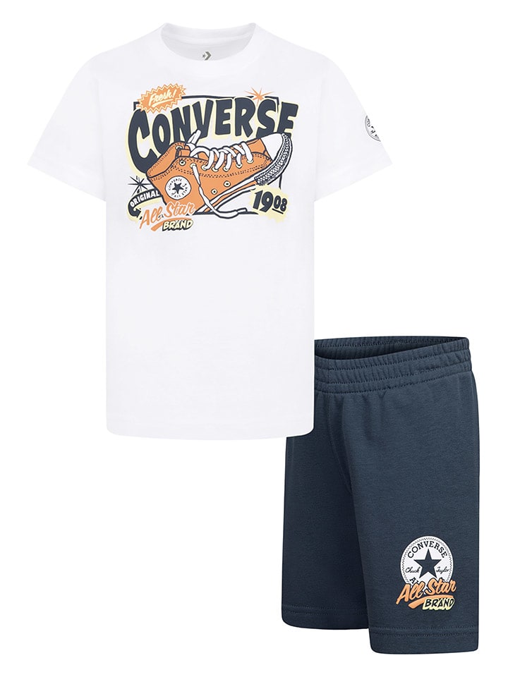 Converse 2-częściowy zestaw w kolorze granatowo-białym rozmiar: 98/104