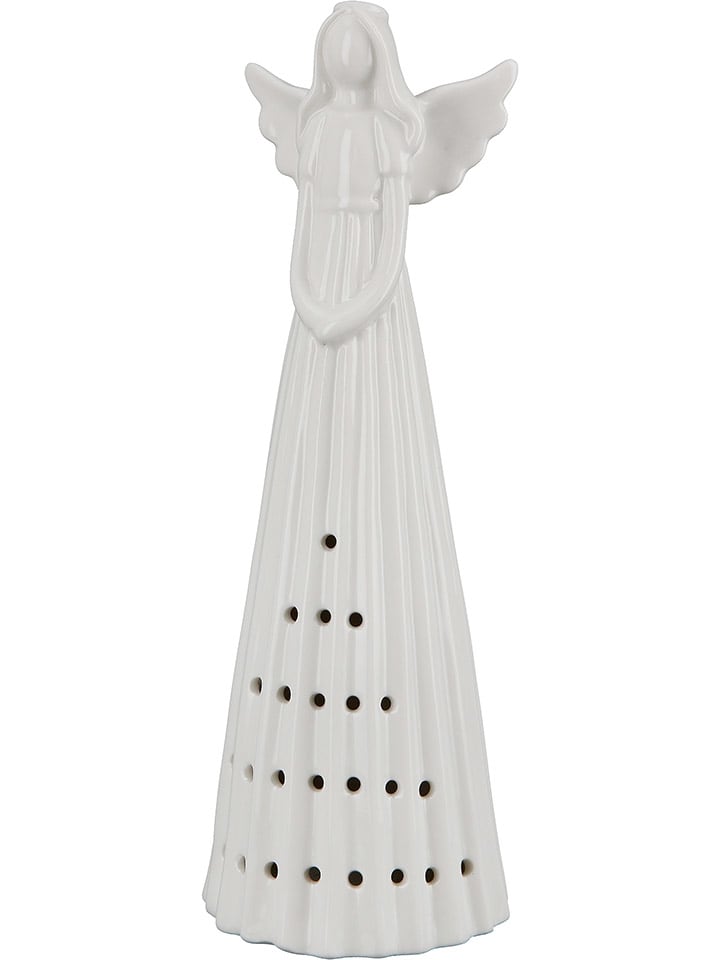 GILDE Dekoracyjna lampa LED "Dara" w kolorze białym - 8,5 x 26 x 8,5 cm rozmiar: onesize