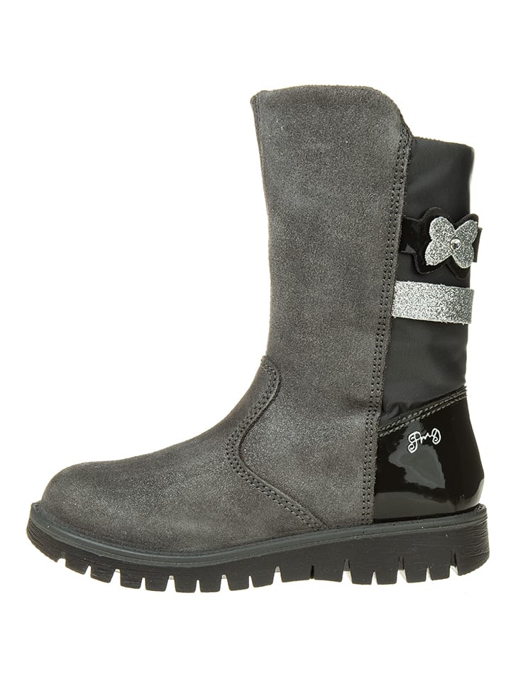 Primigi Skórzane botki w kolorze szarym rozmiar: 29