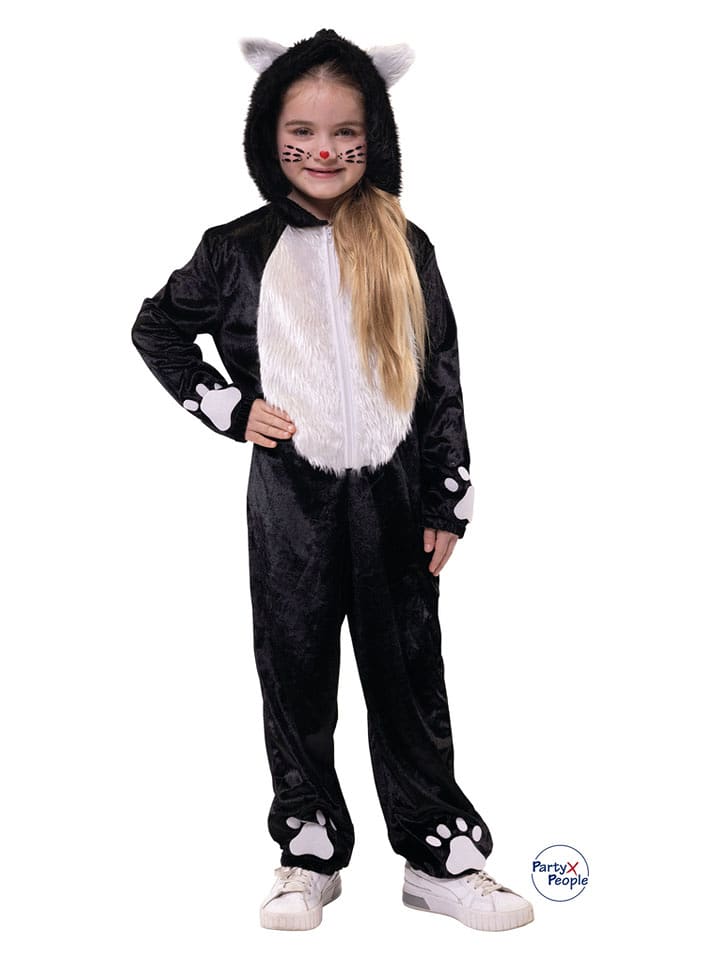 Party x People Kombinezon kostiumowy "Minki" w kolorze czarnym rozmiar: 104