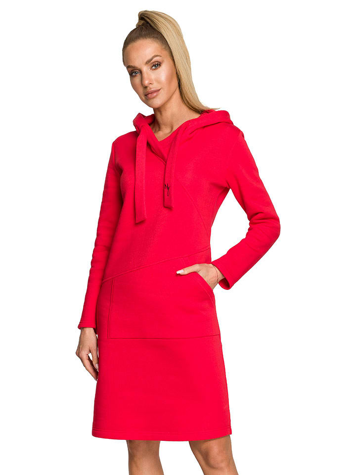 made of emotion Sukienka w kolorze czerwonym rozmiar: S