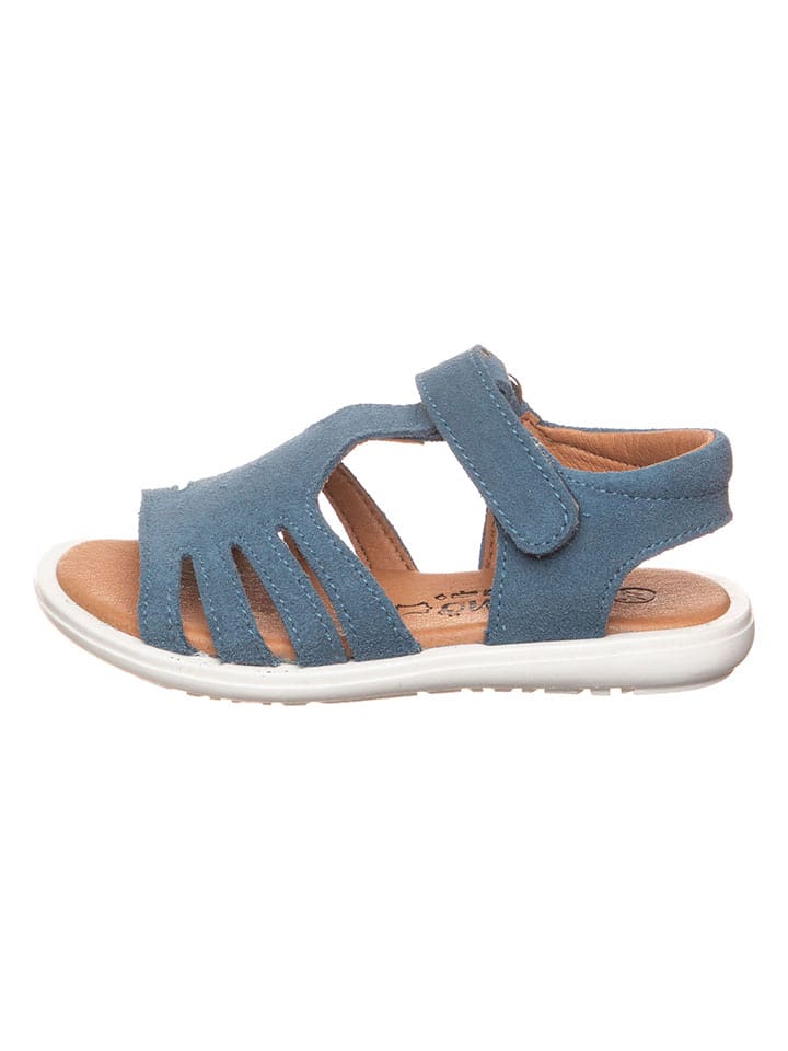 lamino Skórzane sandały w kolorze niebieskim rozmiar: 31