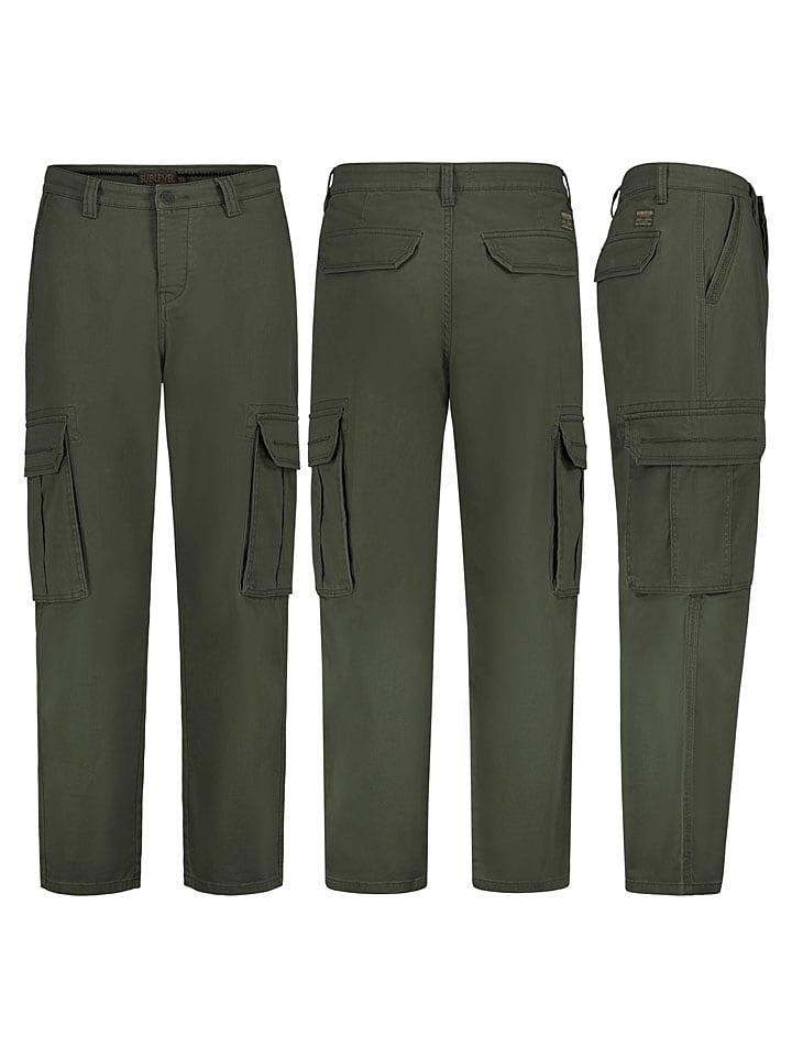 Sublevel Bojówki w kolorze ciemnozielonym rozmiar: W38