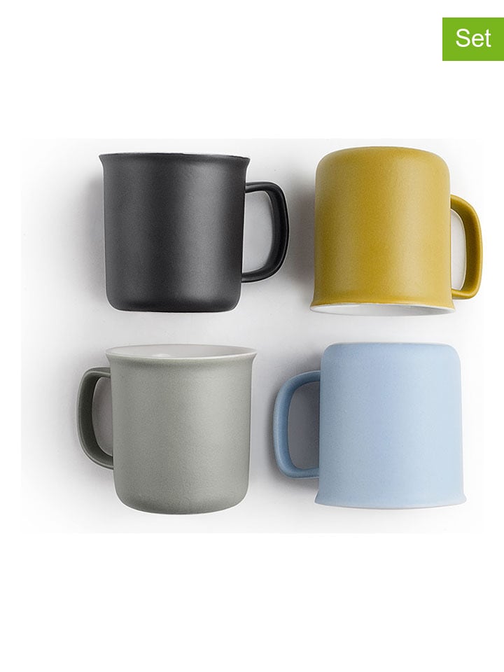 Ibili Filiżanki (4 szt.) ze wzorem do espresso - 110 ml rozmiar: onesize