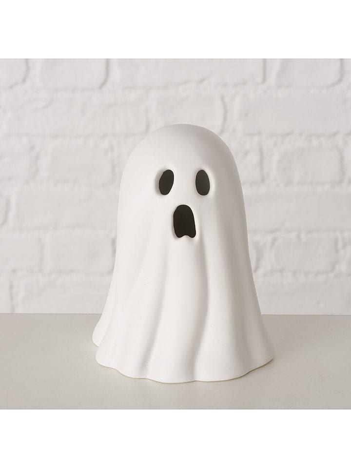 Boltze Figurka dekoracyjna LED "Ghostie" w kolorze białym - wys. 12,8 cm rozmiar: onesize