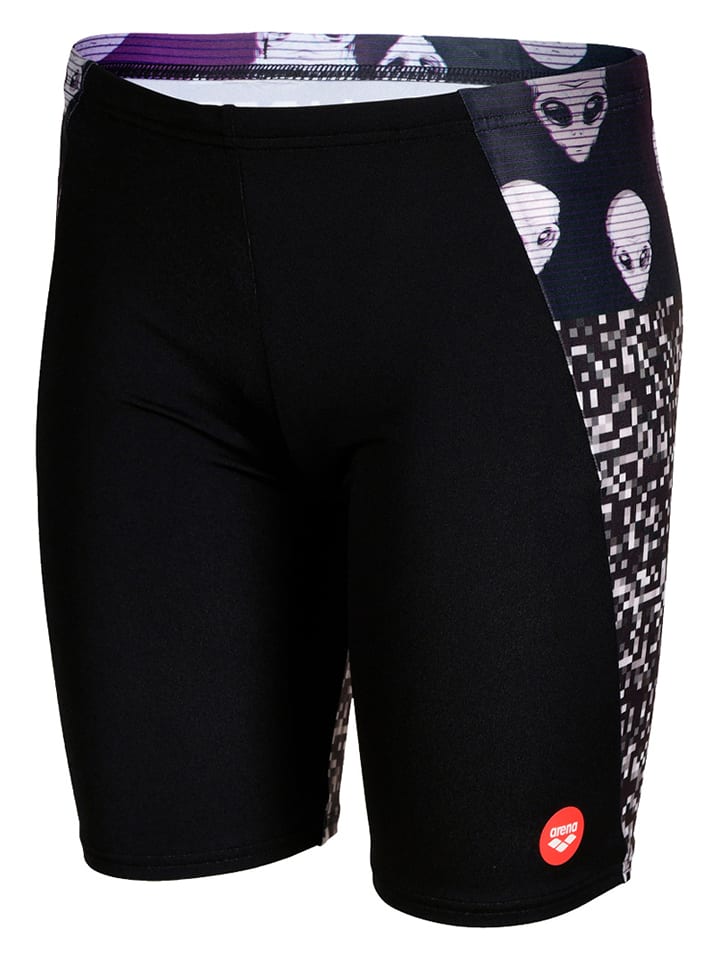 Arena Kąpielówki w kolorze czarno-fioletowym rozmiar: 152