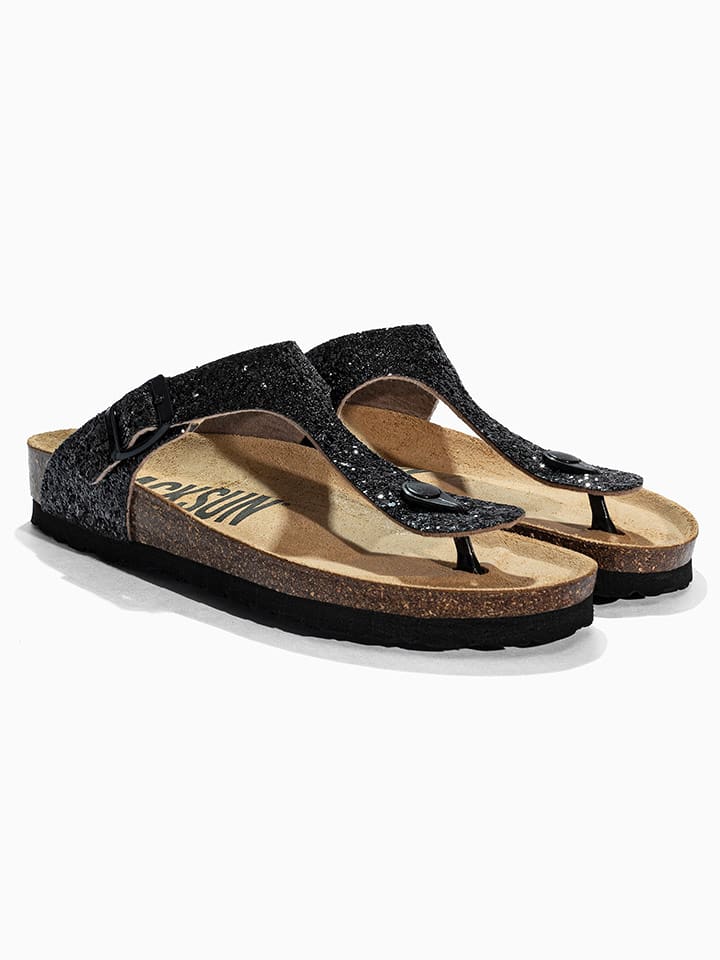 BACKSUN Japonki "Singapore" w kolorze czarnym rozmiar: 39