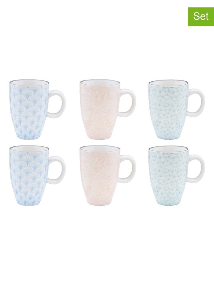 Björn Kubki (6 szt.) "Pastel" w różnych kolorach do espresso - 90 ml rozmiar: onesize