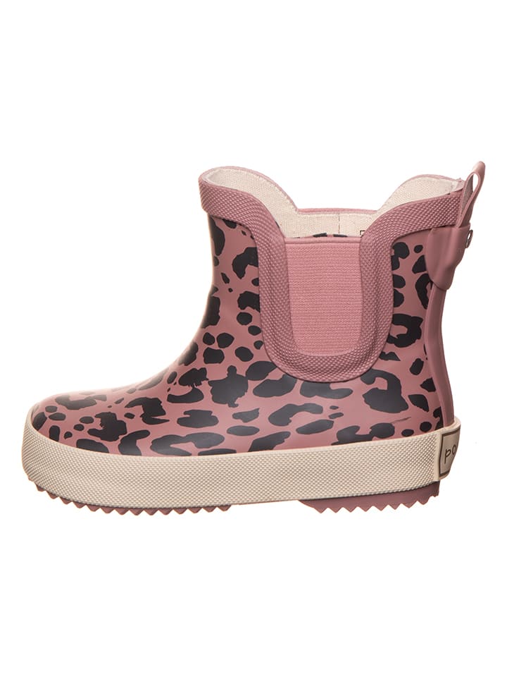 POM POM Kalosze w kolorze jasnoróżowo-czarnym rozmiar: 28