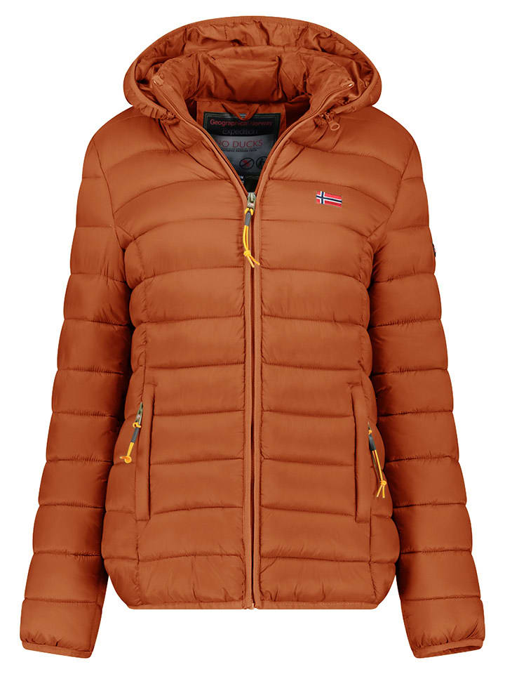 Geographical Norway Kurtka pikowana "Atikolor" w kolorze jasnobrązowym rozmiar: S
