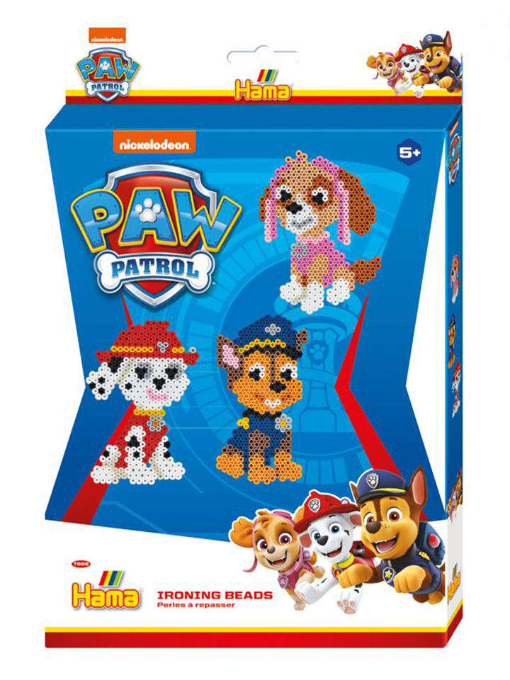 Hama 2.000-częściowy zestaw koralików "Paw Patrol" do prasowanek - 5+ rozmiar: onesize