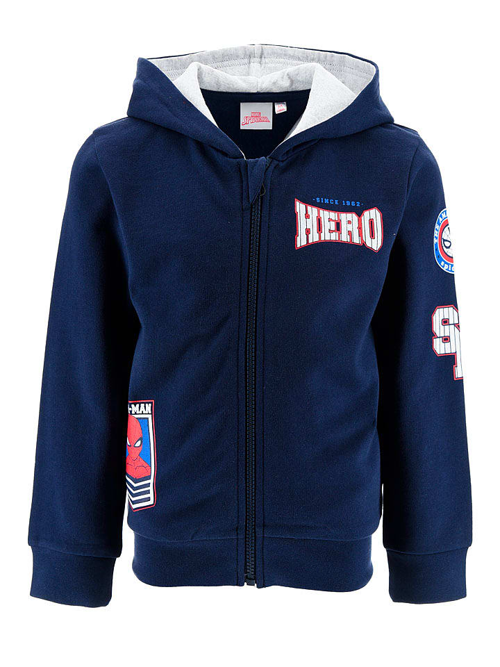 Spiderman Bluza "Spider-Man" w kolorze granatowym rozmiar: 98