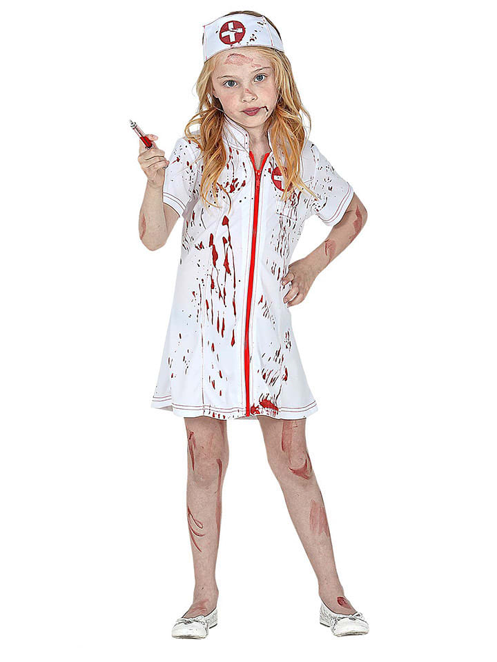 Widmann 2-częściowy kostium w kolorze czerwono-białym rozmiar: 140