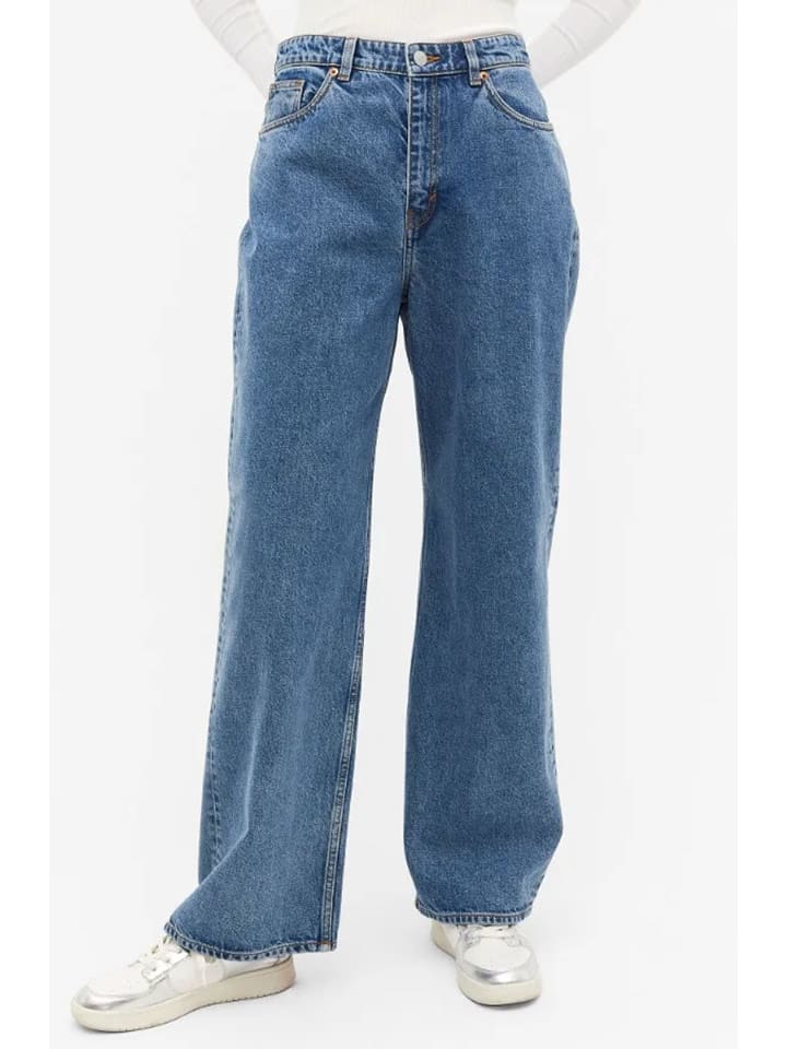 Monki Dżinsy - Comfort fit - w kolorze niebieskim rozmiar: W25