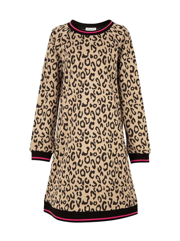 happy girls by Eisend Sukienka w kolorze jasnobrązowym rozmiar: 152