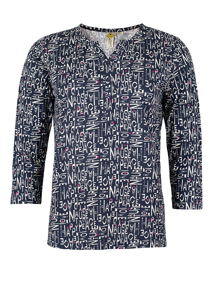 Roadsign Bluzka w kolorze granatowo-białym rozmiar: S