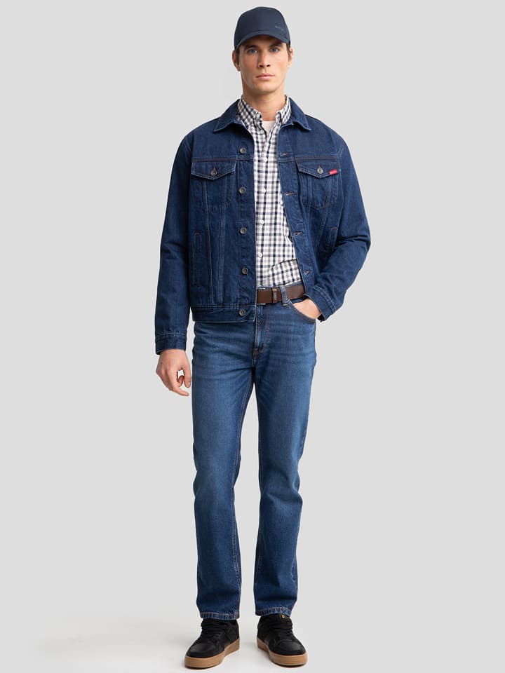 BIG STAR Kurtka dżinsowa w kolorze granatowym rozmiar: XL