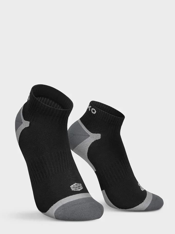 Siroko Skarpety funkcyjne "Loerie" w kolorze czarno-szarym rozmiar: XL-XXL