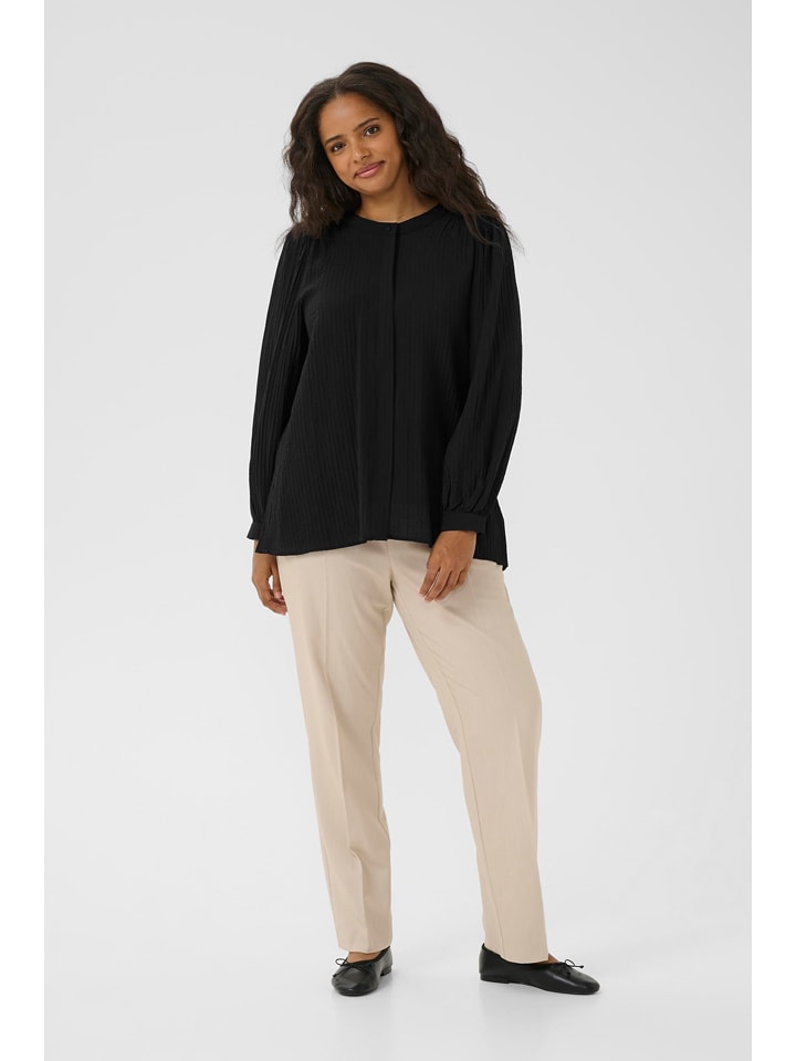 KAFFE curve Bluzka w kolorze czarnym rozmiar: 46