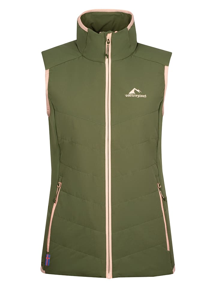 Westfjord Kamizelka funkcyjna "Reykir" w kolorze oliwkowym rozmiar: XS