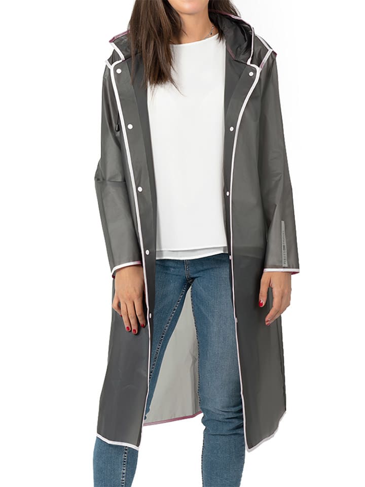 PERLETTI Kurtka przeciwdeszczowa w kolorze szarym rozmiar: onesize