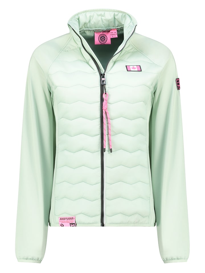 ANAPURNA Kurtka pikowana "Tropperana" w kolorze jasnozielonym rozmiar: L