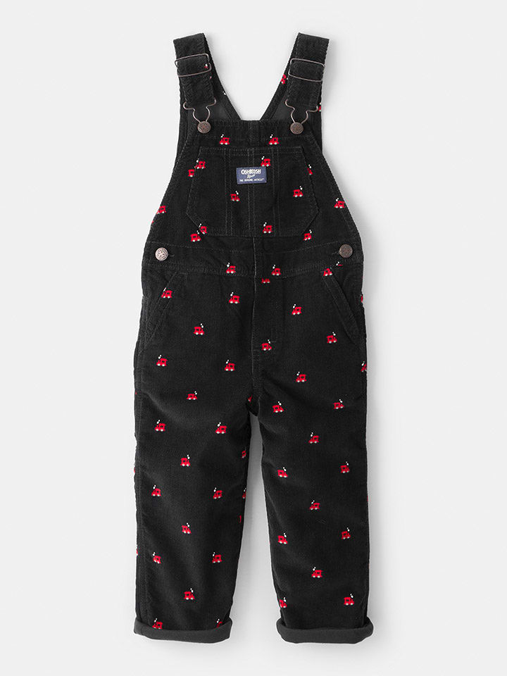 OshKosh Ogrodniczki w kolorze czarnym rozmiar: 98