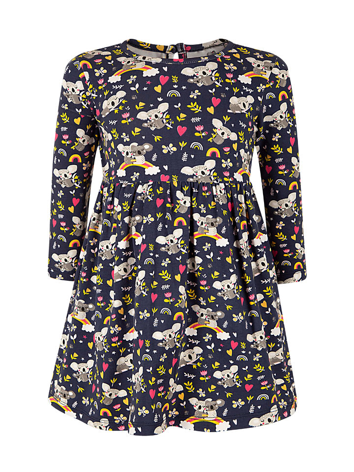 happy girls by Eisend Sukienka w kolorze granatowym rozmiar: 116