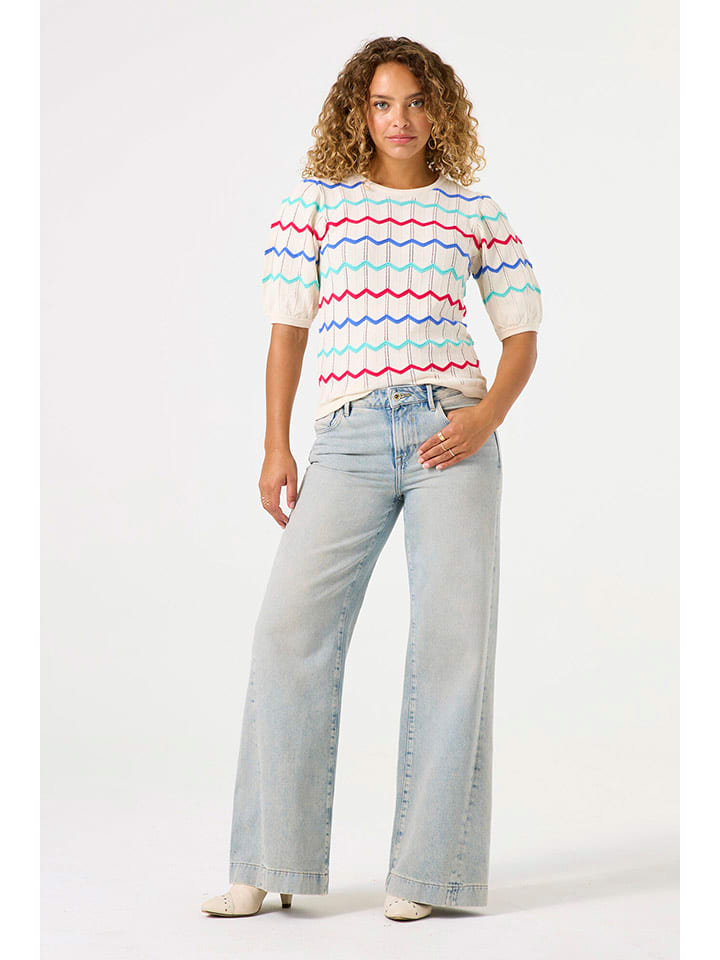 Garcia Sweter w kolorze kremowym rozmiar: XS