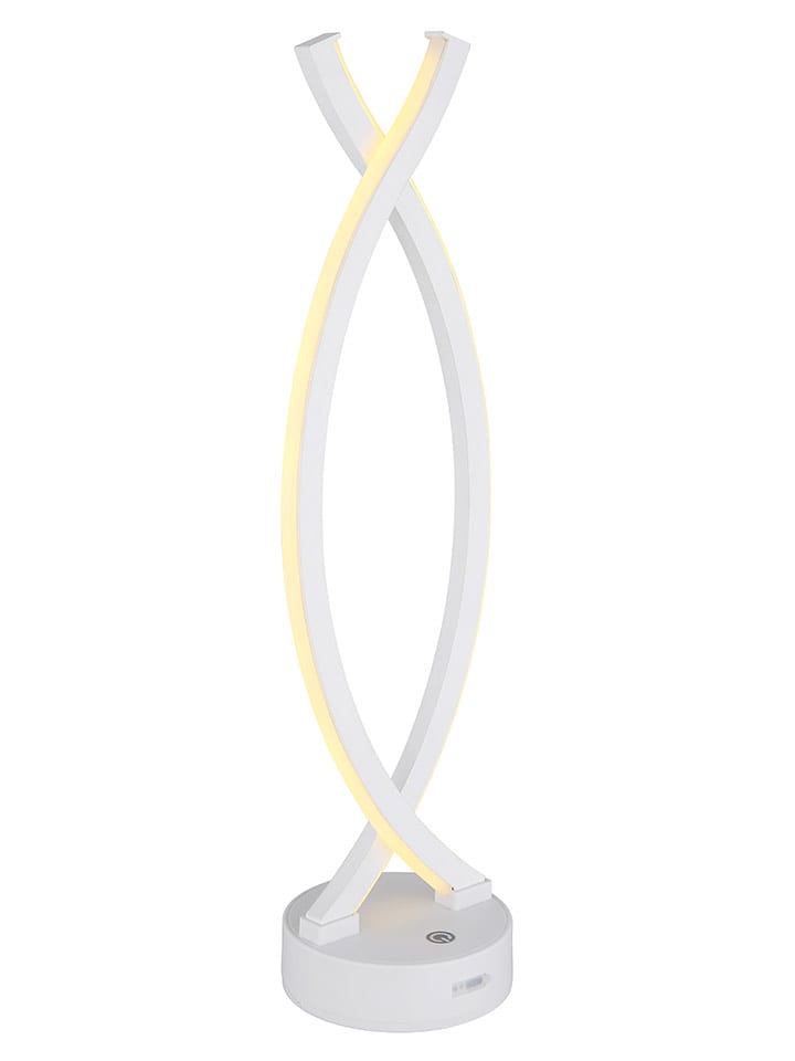 Globo lighting Lampa stołowa LED "Hela" w kolorze białym - 12,5 x 41 x 10 cm rozmiar: onesize
