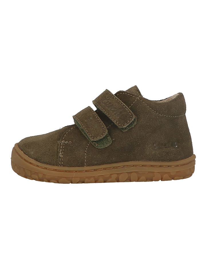 Lurchi Skórzane buty "Noriko" w kolorze khaki do chodzenia na boso rozmiar: 25