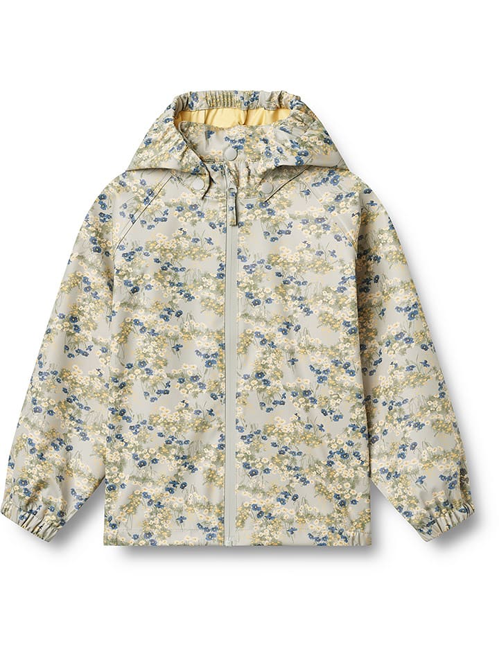 Wheat Kurtka przeciwdeszczowa "Chardy" w kolorze beżowo-zielonym rozmiar: 128