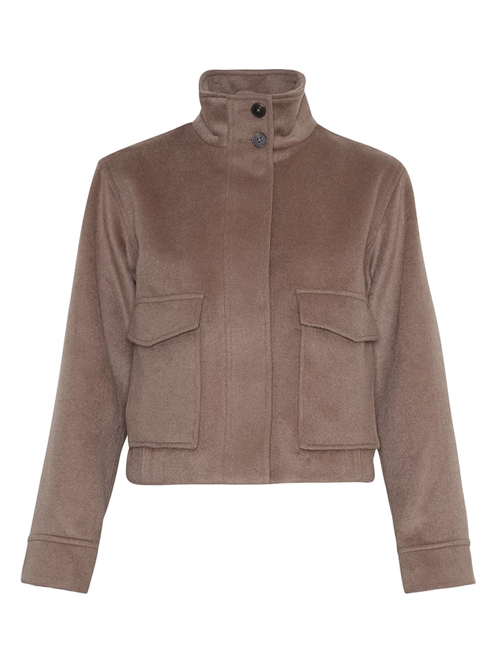 MOSS COPENHAGEN Kurtka przejściowa w kolorze jasnobrązowym rozmiar: M/L