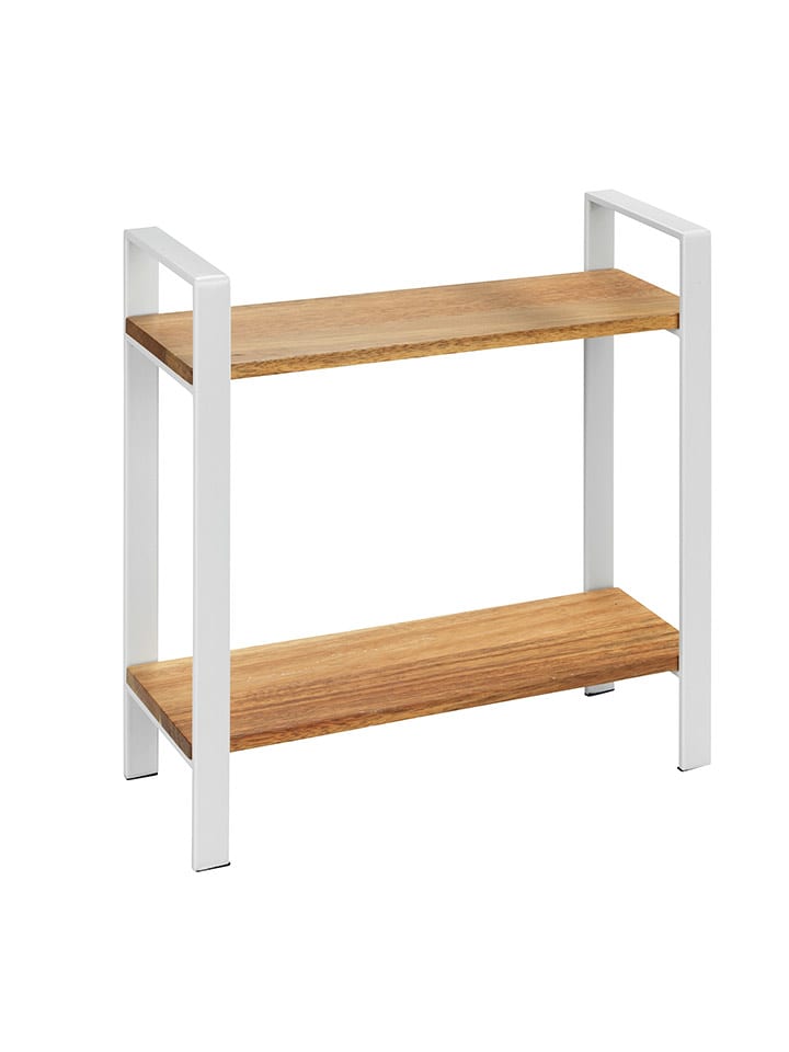 Wenko Regał kuchenny "Louisa" w kolorze jasnobrązowo-białym - 32 x 33 x 11 cm rozmiar: onesize