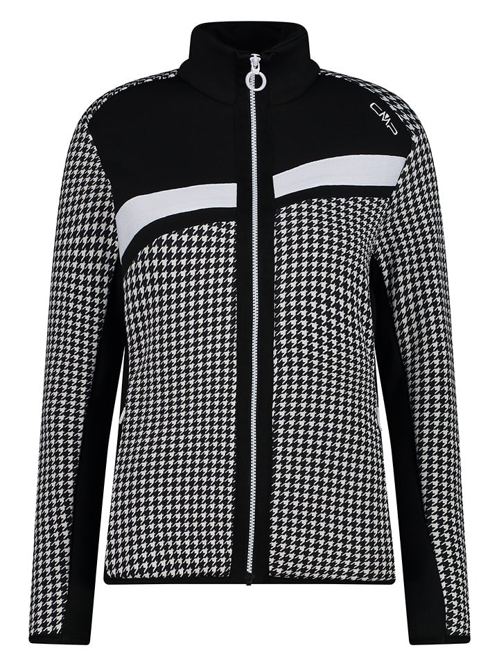 cmp Kurtka polarowa w kolorze biało-czarnym rozmiar: 42