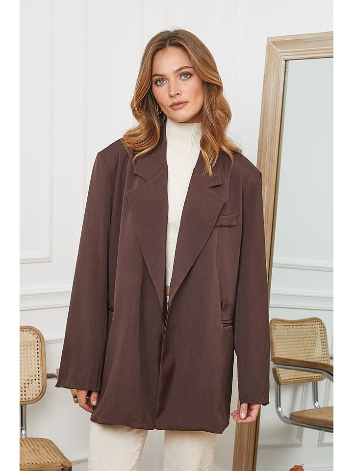 Joséfine Blezer "Murat" w kolorze brązowym rozmiar: S