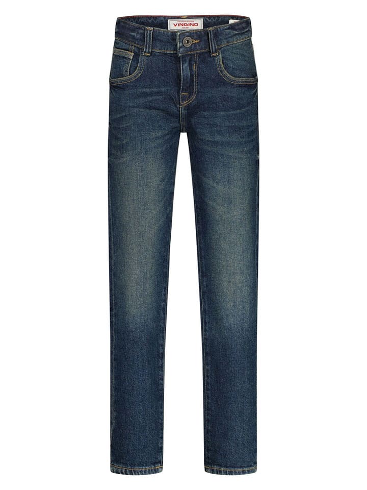 Vingino Dżinsy "Darron" - Regular fit - w kolorze niebieskim rozmiar: 164