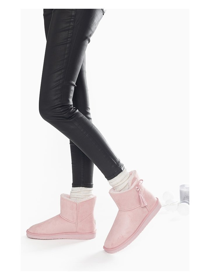 ISLAND BOOT Botki zimowe "Cullen" w kolorze jasnoróżowym rozmiar: 39