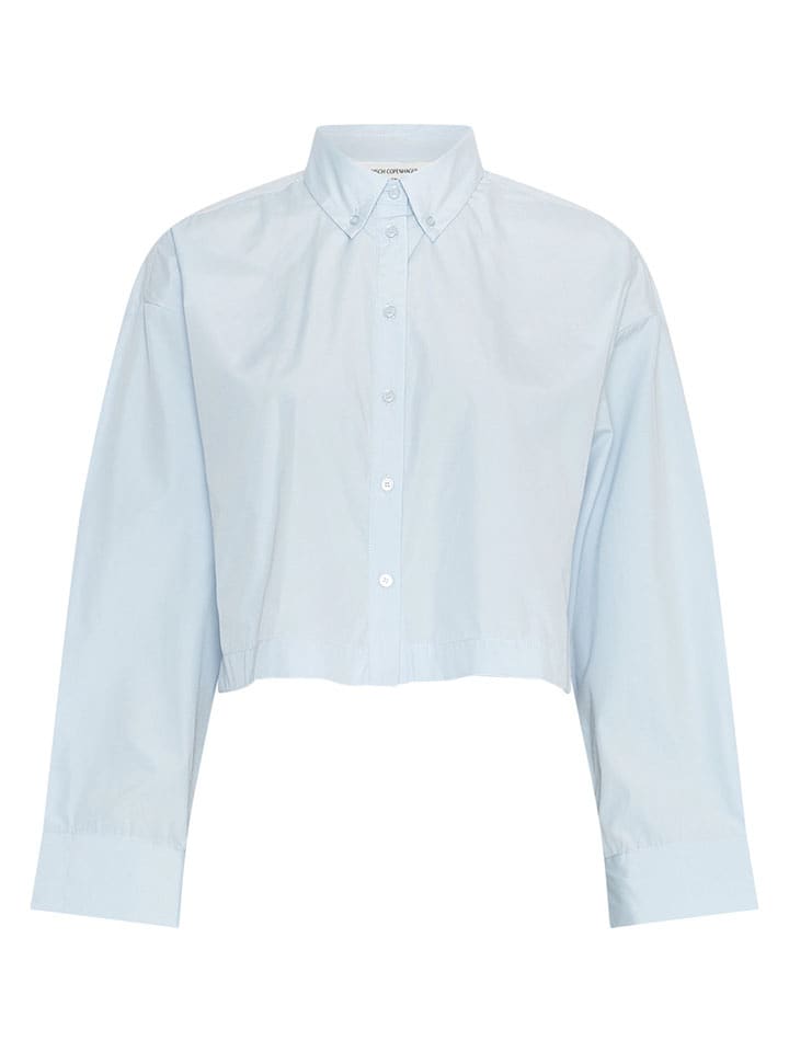 MOSS COPENHAGEN Bluzka "Liene" w kolorze błękitnym rozmiar: M/L