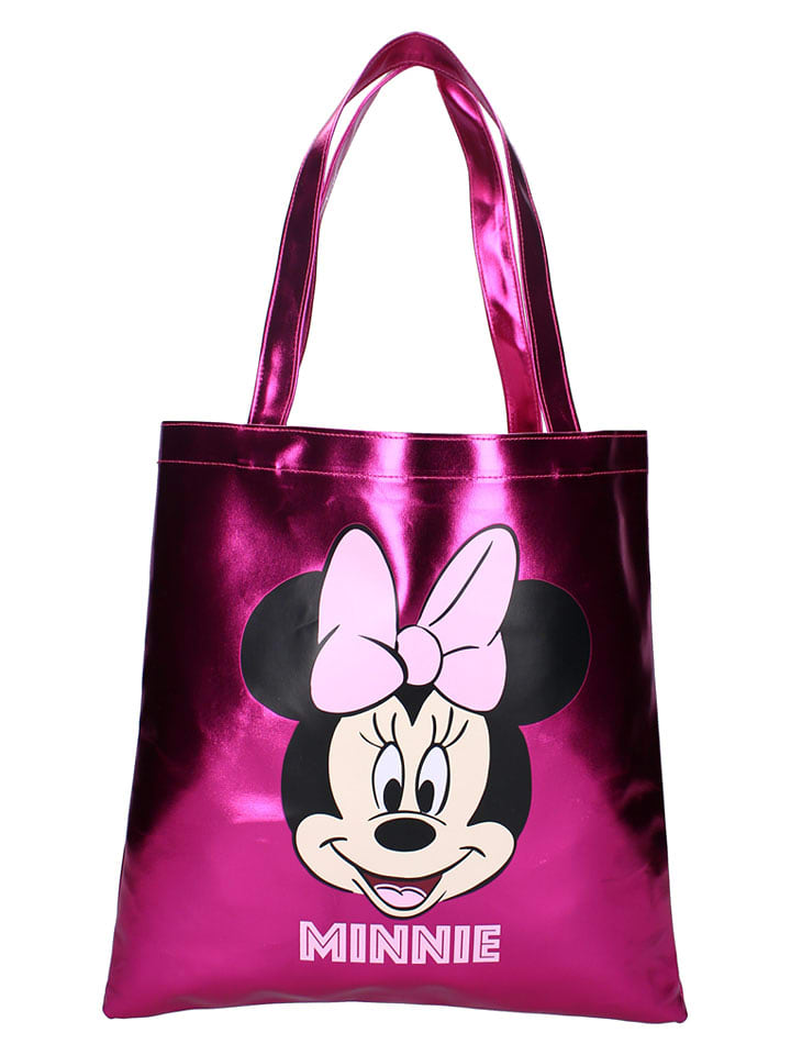 MINNIE MOUSE Shopper bag "Minnie Mouse Metallic Moves" w kolorze różowym - 36 x 37 x 1 cm rozmiar: onesize
