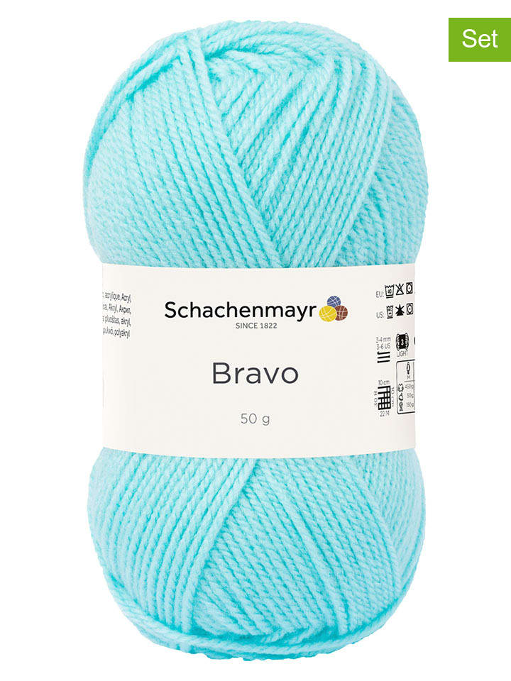 Schachenmayr since 1822 Przędza z tworzywa sztucznego (20 szt.) w kolorze błękitnym - 20 x 50 g rozmiar: onesize