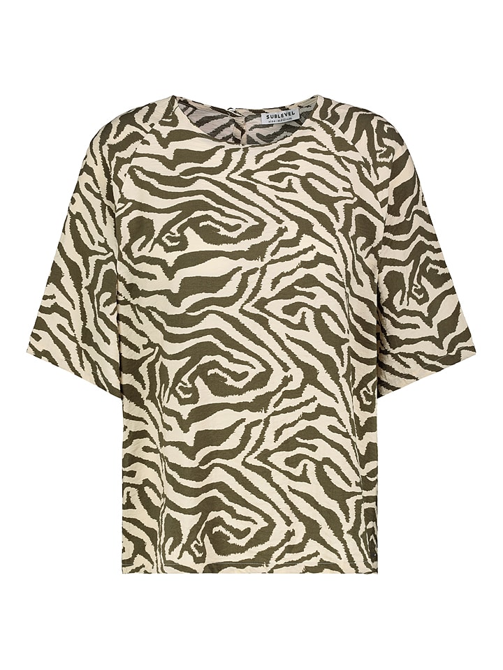 Sublevel Bluzka w kolorze zielonym rozmiar: S