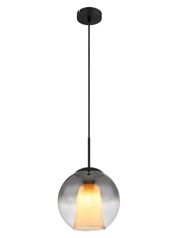 Globo lighting Lampa wisząca "Barry" w kolorze czarnym - wys. 120 x Ø 25 cm rozmiar: onesize